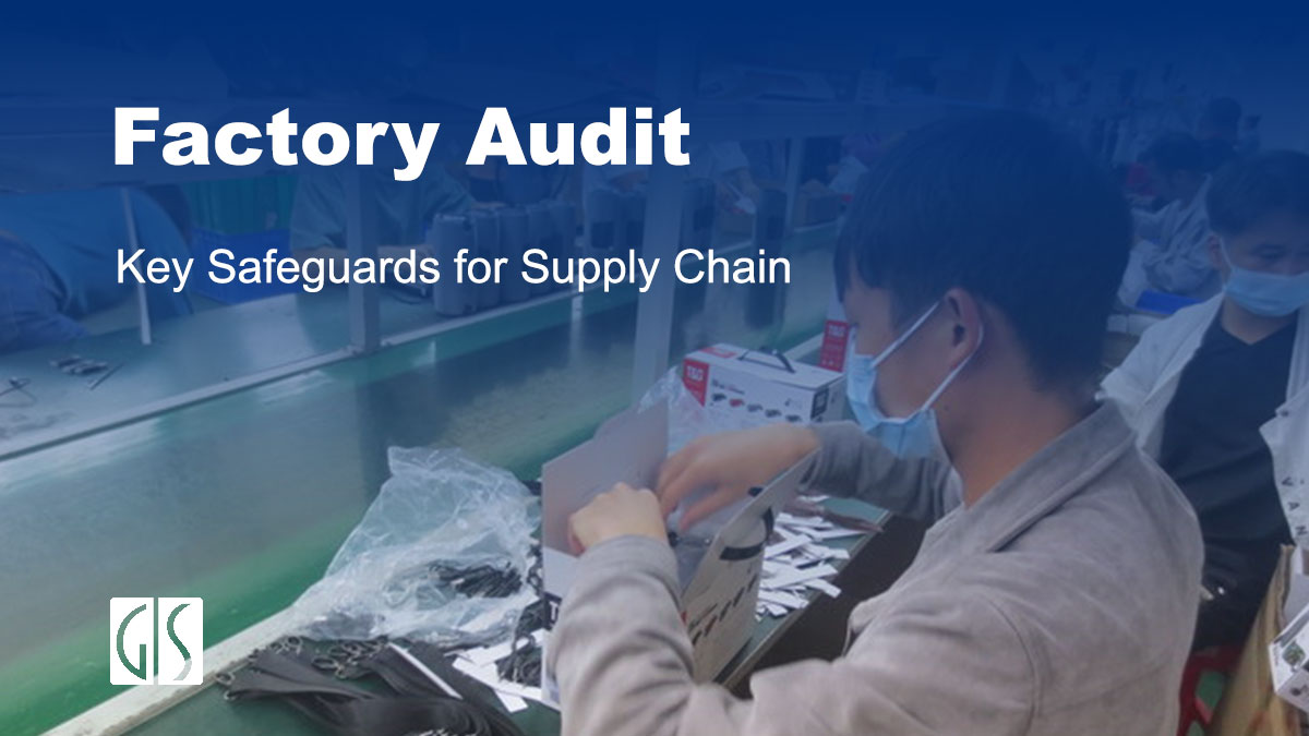 GIS auditors are conducting a factory audit in a electrical factory in China.