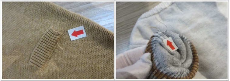 AQL defects picture-GIS Inspection Report