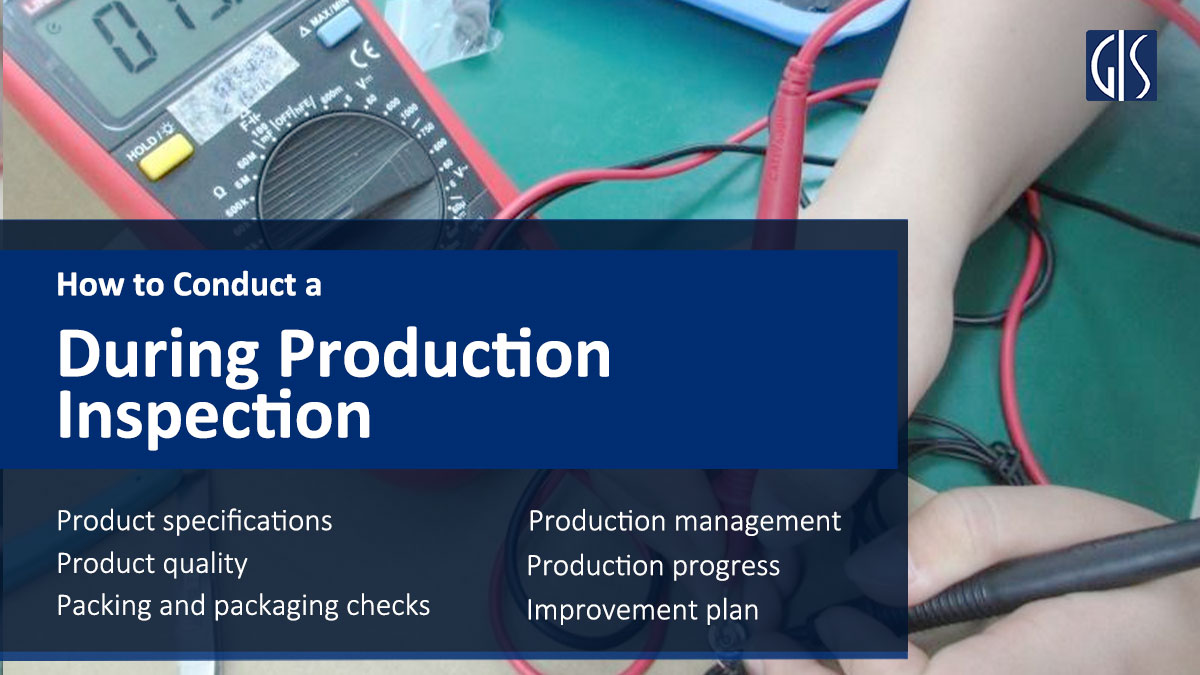 how to conduct a during product inspection