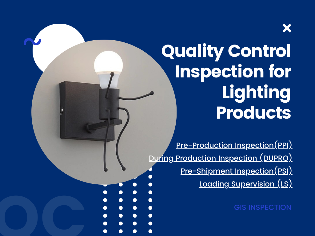 Quality Control Inspection for Lighting Products