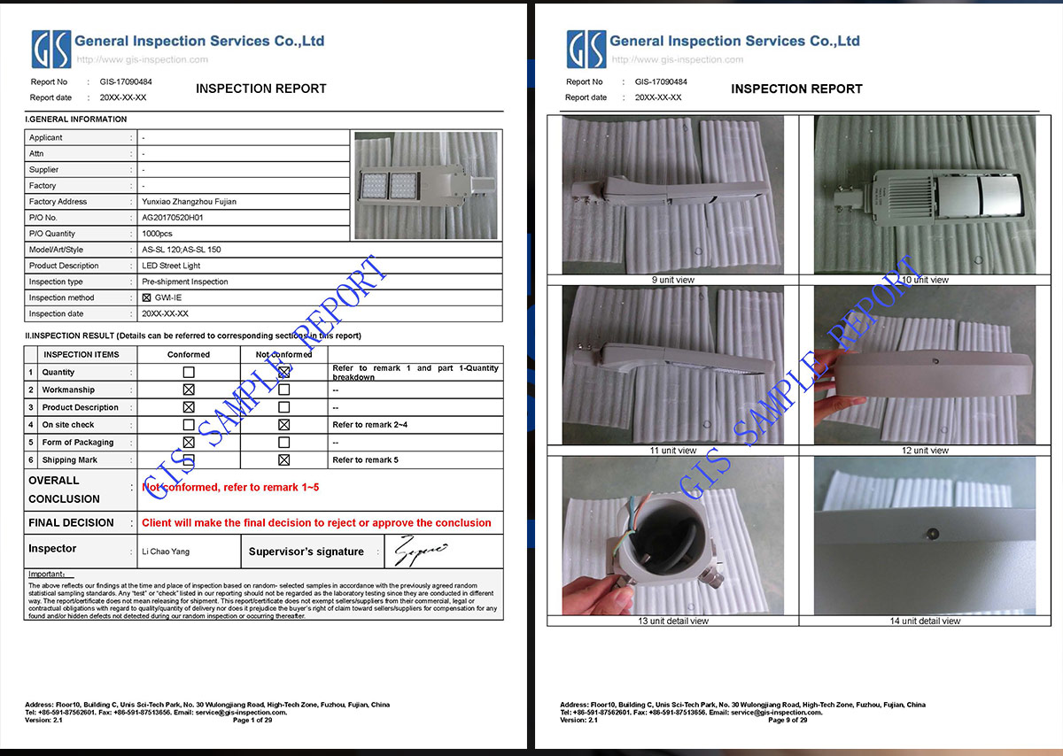 report-sample-for-lighting-quality-inspection