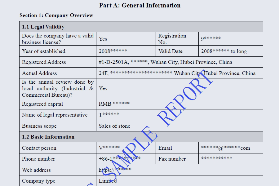 supplier-assessment-report-basic-infoemation
