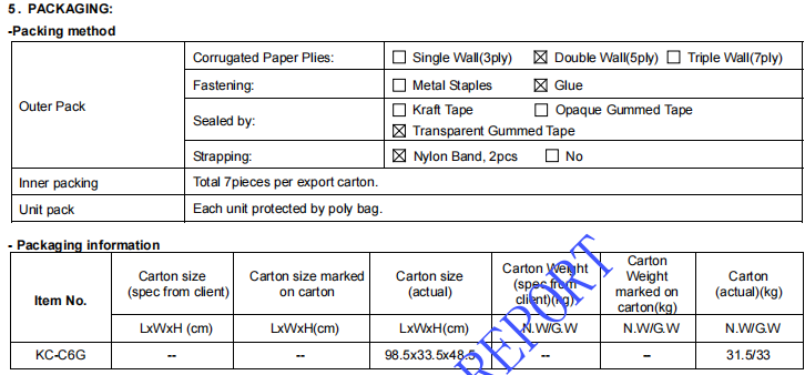 outdoor-chair-pre-shipment-Inspection-packaging