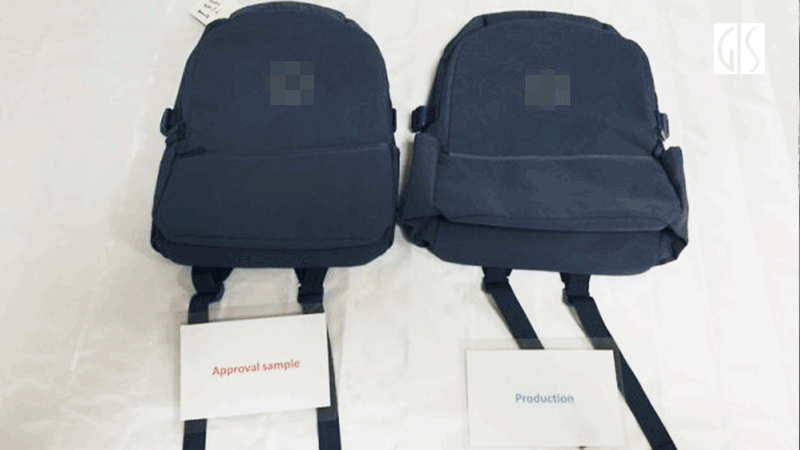Third-party backpack quality inspection by GIS Inspection in China