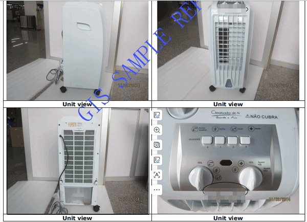 air conditioner pre-shipment inspection report