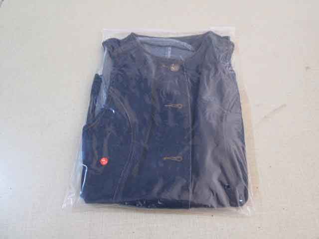 denim vest quality inspection, packaging check