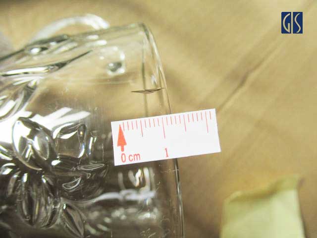 crack defect for glass product inspection in china