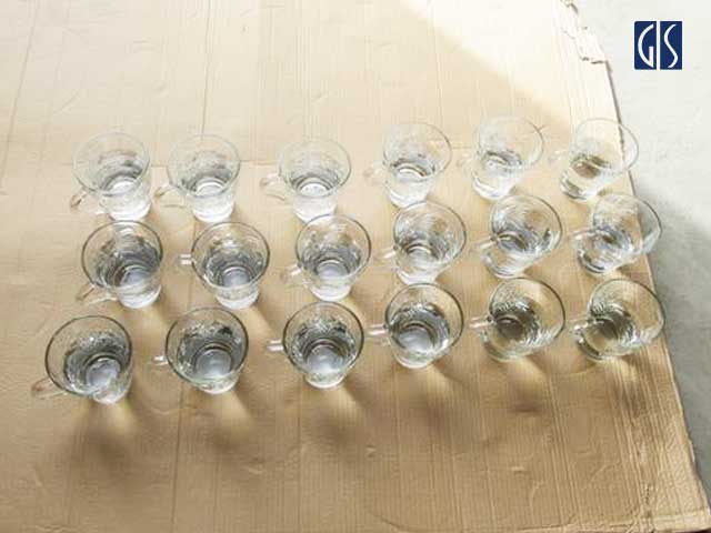 glass cup inspection check
