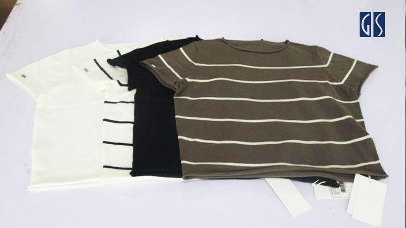 T-shirt quality control inspection