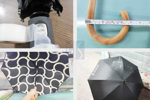 rain umbrella quality inspection on-site test